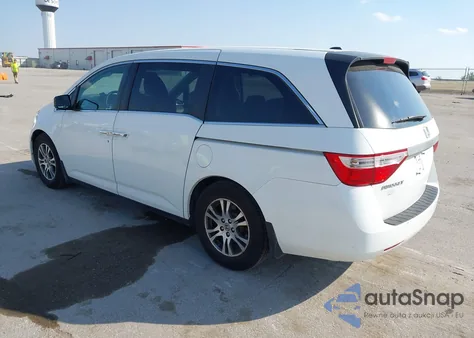 2013 Honda Odyssey Ex-L z USA, uszkodzony, nr VIN 5FNRL5H69DB065182